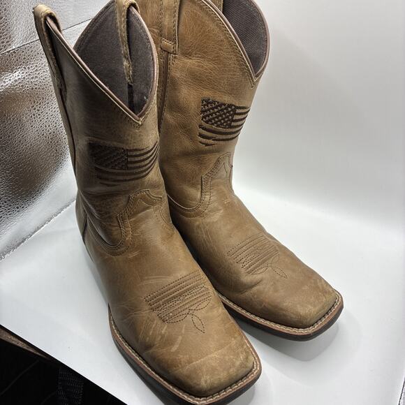 Ariat Other - Ariat Patriot II Western Boot Size 5 American Flag Leather Style 10039909